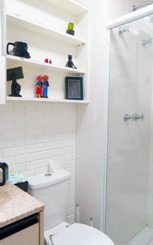 Apartamento à venda com 69m², 2 quartos e 1 vaga Apartamento à venda com 69m², 2 quartos e 1 vagaBanheiro Suíte