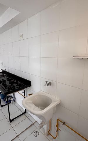 Apartamento para alugar com 48m², 2 quartos e 1 vaga Apartamento para alugar com 48m², 2 quartos e 1 vagaCozinha e Área de Serviço