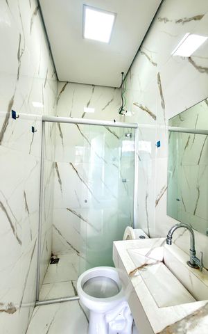 Studio para alugar com 45m², 1 quarto e sem vaga Studio para alugar com 45m², 1 quarto e sem vagaBanheiro Social