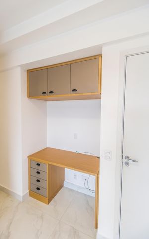 Apartamento para alugar com 46m², 1 quarto e 1 vaga Apartamento para alugar com 46m², 1 quarto e 1 vagaEscritório