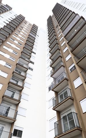Apartamento à venda com 37m², 2 quartos e sem vagaFachada do bloco