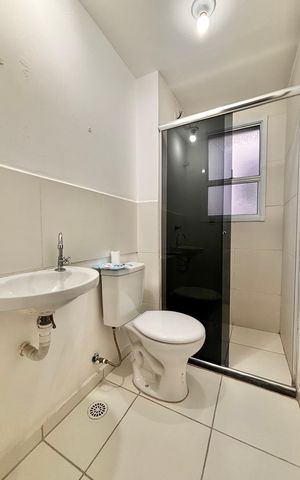 Apartamento para alugar com 44m², 2 quartos e 1 vagaBanheiro