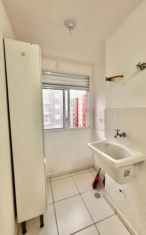 Apartamento para alugar com 44m², 2 quartos e 1 vagaLavanderia