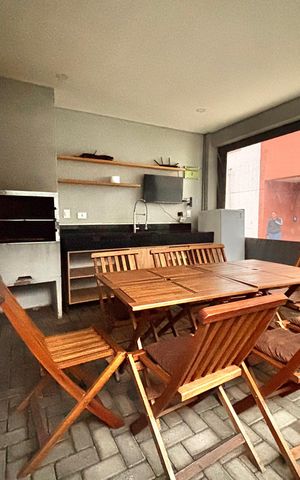 Apartamento para alugar com 44m², 2 quartos e 1 vagaÁrea comum - Churrasqueira
