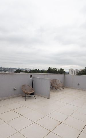 Studio à venda com 25m², 1 quarto e sem vaga Studio à venda com 25m², 1 quarto e sem vagaTerraço