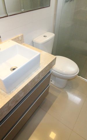 Casa para alugar com 125m², 3 quartos e 2 vagasBanheiro
