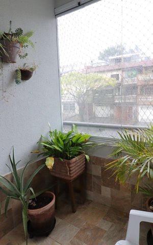 Apartamento à venda com 64m², 2 quartos e 1 vagaVaranda