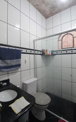Casa à venda com 130m², 2 quartos e 1 vagaBanheiro Social