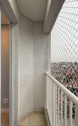 Apartamento à venda com 38m², 2 quartos e 1 vaga Apartamento à venda com 38m², 2 quartos e 1 vagaVaranda