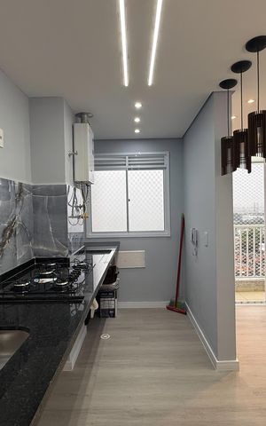 Apartamento à venda com 38m², 2 quartos e 1 vaga Apartamento à venda com 38m², 2 quartos e 1 vagaSala e cozinha