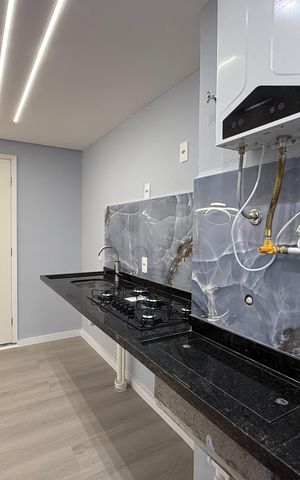 Apartamento à venda com 38m², 2 quartos e 1 vaga Apartamento à venda com 38m², 2 quartos e 1 vagaSala e cozinha