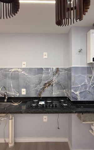 Apartamento à venda com 38m², 2 quartos e 1 vaga Apartamento à venda com 38m², 2 quartos e 1 vagaSala e cozinha