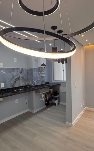 Apartamento à venda com 38m², 2 quartos e 1 vaga Apartamento à venda com 38m², 2 quartos e 1 vagaSala e cozinha