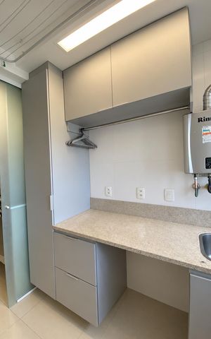 Apartamento à venda com 80m², 1 quarto e 1 vaga Apartamento à venda com 80m², 1 quarto e 1 vagaÁrea de serviço