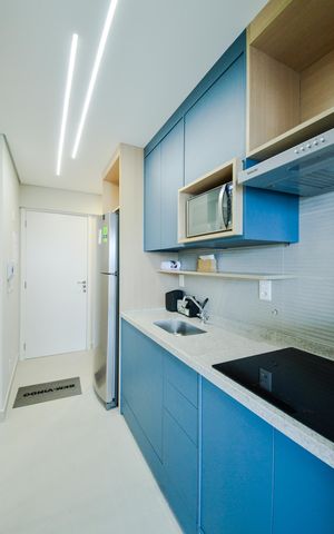 Apartamento para alugar com 31m², 1 quarto e 1 vagaCozinha 