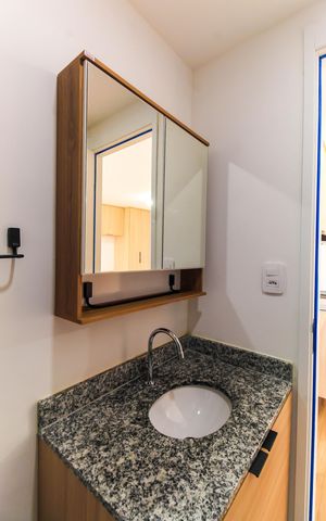 Apartamento para alugar com 30m², 1 quarto e sem vaga Apartamento para alugar com 30m², 1 quarto e sem vagaBanheiro