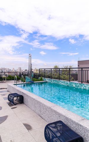 Apartamento para alugar com 30m², 1 quarto e sem vaga Apartamento para alugar com 30m², 1 quarto e sem vagaÁrea comum - Piscina