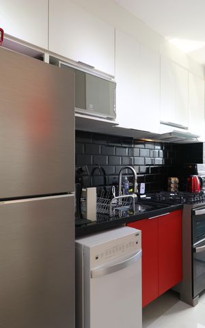 Apartamento à venda com 43m², 2 quartos e sem vagaCozinha e Área de serviço 