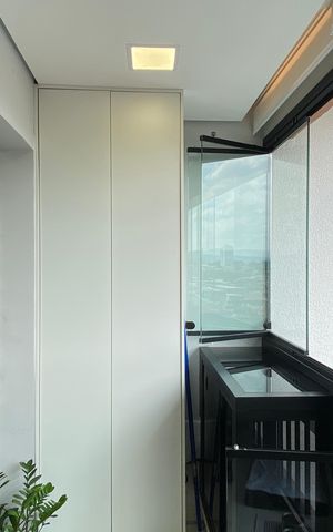 Apartamento à venda com 47m², 2 quartos e 2 vagas Apartamento à venda com 47m², 2 quartos e 2 vagasSala - Varanda