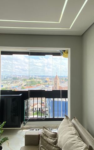 Apartamento à venda com 47m², 2 quartos e 2 vagas Apartamento à venda com 47m², 2 quartos e 2 vagasSala - Varanda