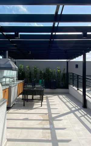 Apartamento à venda com 47m², 2 quartos e 2 vagas Apartamento à venda com 47m², 2 quartos e 2 vagasÁrea comum - Churrasqueira