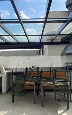 Apartamento à venda com 47m², 2 quartos e 2 vagas Apartamento à venda com 47m², 2 quartos e 2 vagasÁrea comum - Churrasqueira