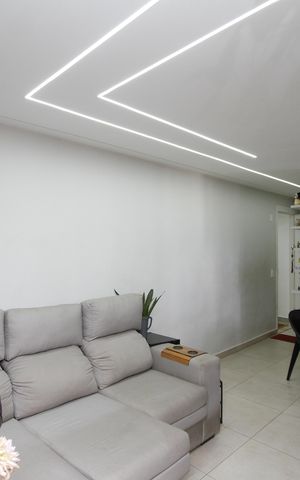 Apartamento à venda com 60m², 2 quartos e 2 vagasSala 