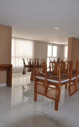 Apartamento para alugar com 45m², 2 quartos e 1 vagaÁrea comum - Salão de festas