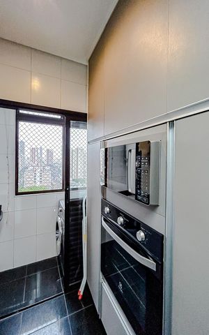 Apartamento para alugar com 91m², 1 quarto e 2 vagasCozinha e Área de Serviço