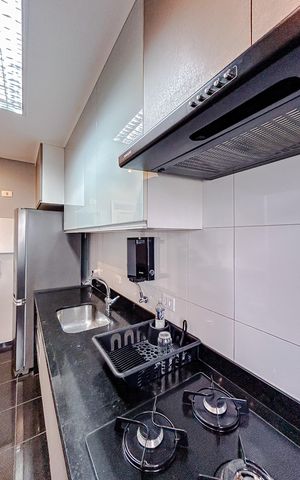 Apartamento para alugar com 91m², 1 quarto e 2 vagasCozinha e Área de Serviço