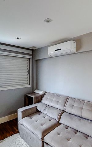 Apartamento para alugar com 91m², 1 quarto e 2 vagasSala de TV