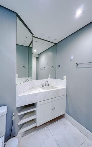 Apartamento para alugar com 91m², 1 quarto e 2 vagasBanheiro