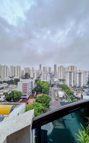 Apartamento para alugar com 91m², 1 quarto e 2 vagasVaranda