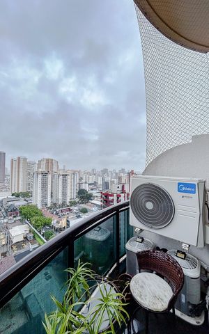 Apartamento para alugar com 91m², 1 quarto e 2 vagasSala