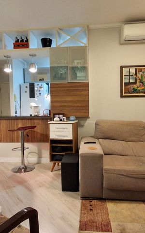 Apartamento para alugar com 57m², 1 quarto e 1 vaga Apartamento para alugar com 57m², 1 quarto e 1 vagaSala