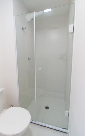Apartamento para alugar com 30m², 1 quarto e sem vaga Apartamento para alugar com 30m², 1 quarto e sem vagaBanheiro da Suíte