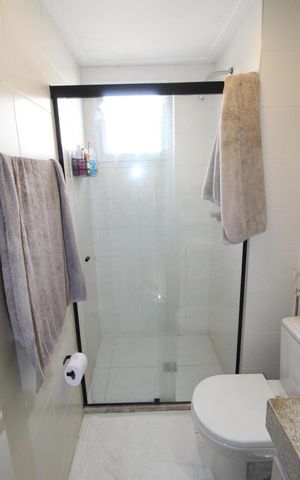 Apartamento para alugar com 77m², 2 quartos e 1 vagaBanheiro da Suíte