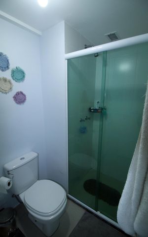 Apartamento à venda com 58m², 2 quartos e 1 vagaBanheiro da Suíte