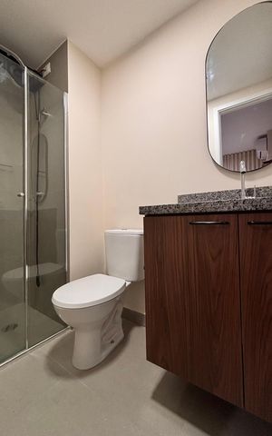Apartamento para alugar com 27m², 1 quarto e sem vaga Apartamento para alugar com 27m², 1 quarto e sem vagaBanheiro da Suíte