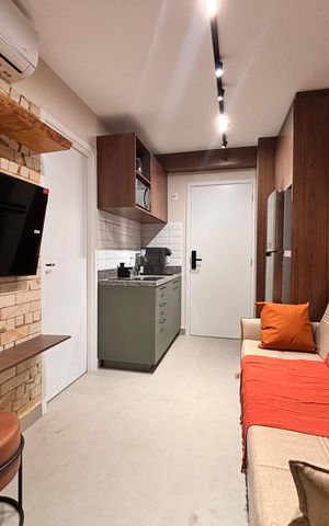 Apartamento para alugar com 27m², 1 quarto e sem vaga Apartamento para alugar com 27m², 1 quarto e sem vagaSala/Cozinha