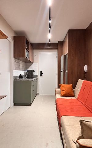 Apartamento para alugar com 27m², 1 quarto e sem vaga Apartamento para alugar com 27m², 1 quarto e sem vagaSala/Cozinha