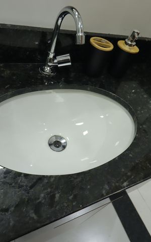 Apartamento para alugar com 90m², 2 quartos e 1 vagaBanheiro Social - Pia