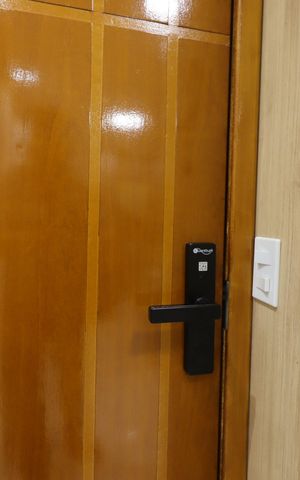 Apartamento para alugar com 90m², 2 quartos e 1 vagaFechadura eletrônica