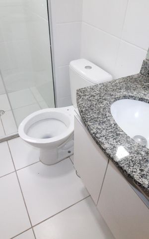 Apartamento para alugar com 70m², 2 quartos e 2 vagasBanheiro da Suíte