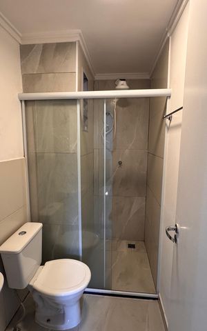 Apartamento para alugar com 48m², 2 quartos e 1 vaga Apartamento para alugar com 48m², 2 quartos e 1 vagaBanheiro