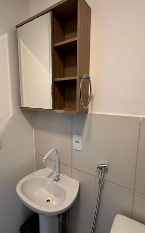 Apartamento para alugar com 48m², 2 quartos e 1 vaga Apartamento para alugar com 48m², 2 quartos e 1 vagaBanheiro