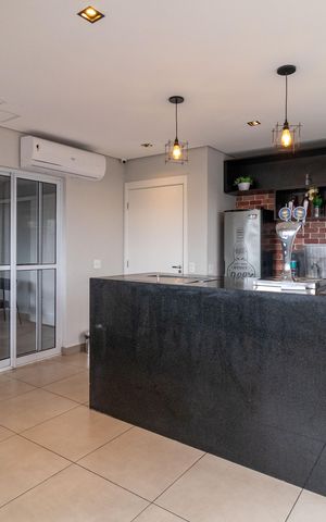 Apartamento para alugar com 28m², 1 quarto e sem vaga Apartamento para alugar com 28m², 1 quarto e sem vagaÁrea comum - Salão Gourmet