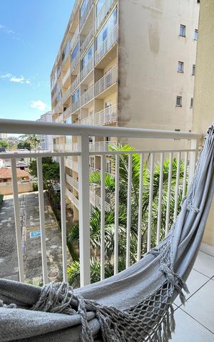 Apartamento à venda com 37m², 1 quarto e sem vaga Apartamento à venda com 37m², 1 quarto e sem vagaVaranda