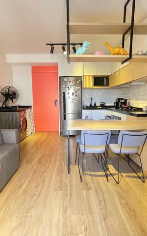 Apartamento à venda com 37m², 1 quarto e sem vaga Apartamento à venda com 37m², 1 quarto e sem vagaSala