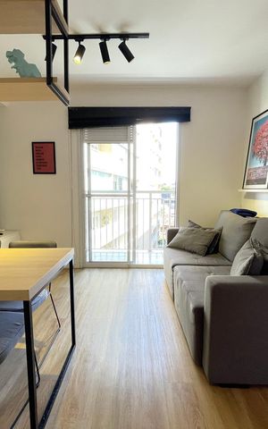 Apartamento à venda com 37m², 1 quarto e sem vaga Apartamento à venda com 37m², 1 quarto e sem vagaSala